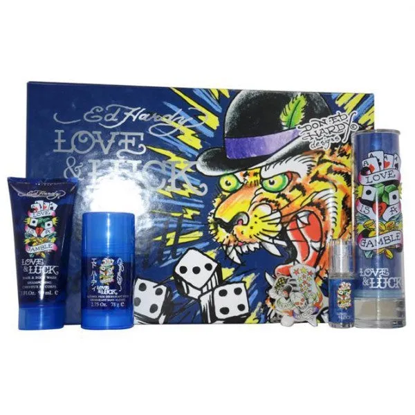 Ed Hardy Love & Luck Gift Set by Christian Audigier