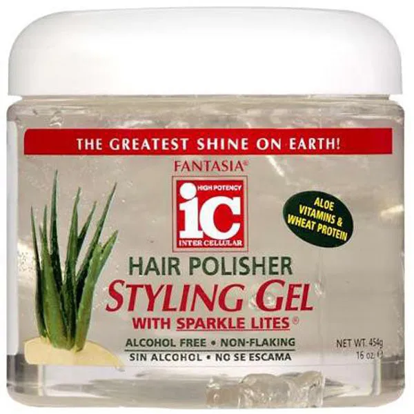 Fantasia Hair Polisher Styling Gel with Sparkle Lites by Fantasia Hair Care