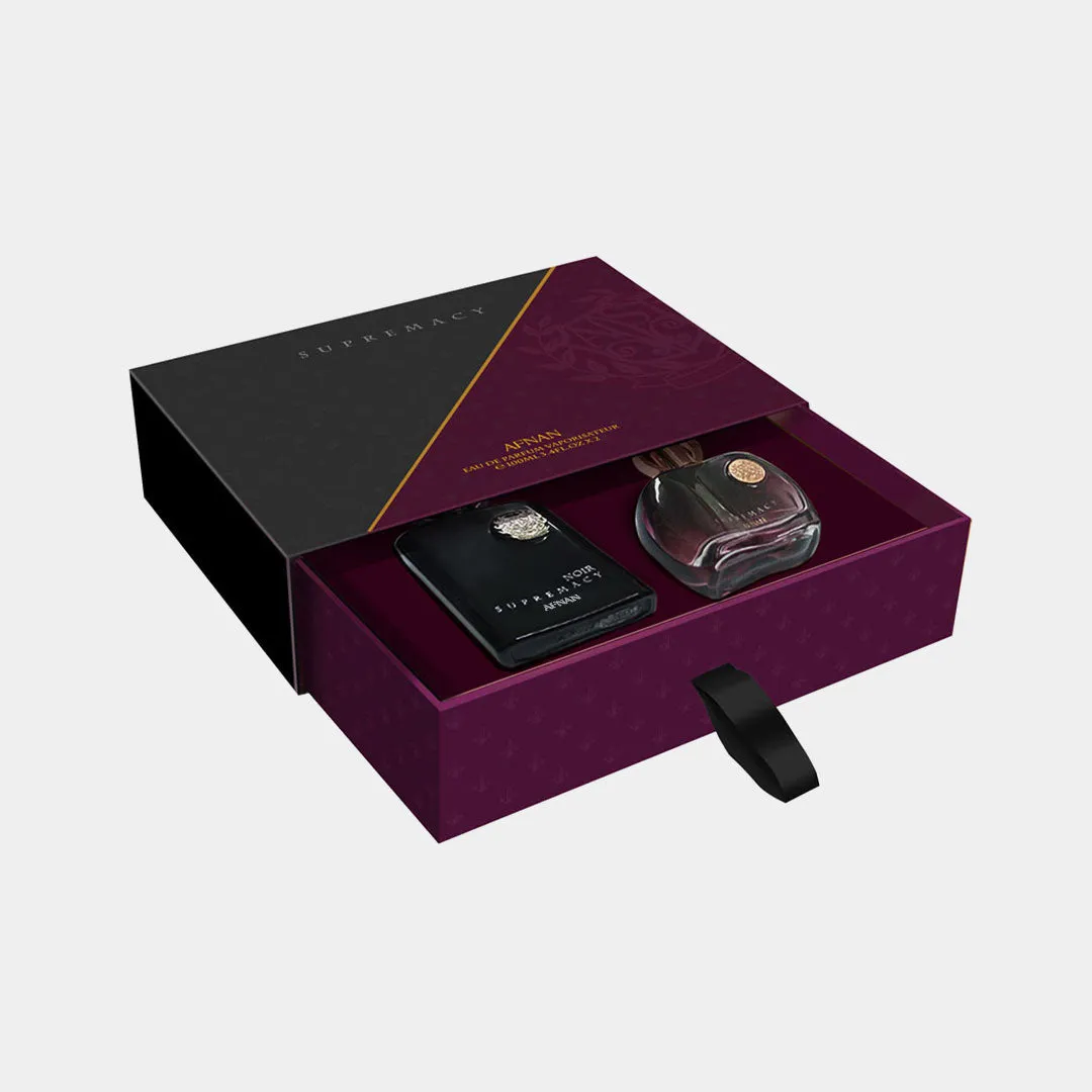 GIFT SET SUPREMACY NOIR & PURPLE Afnan