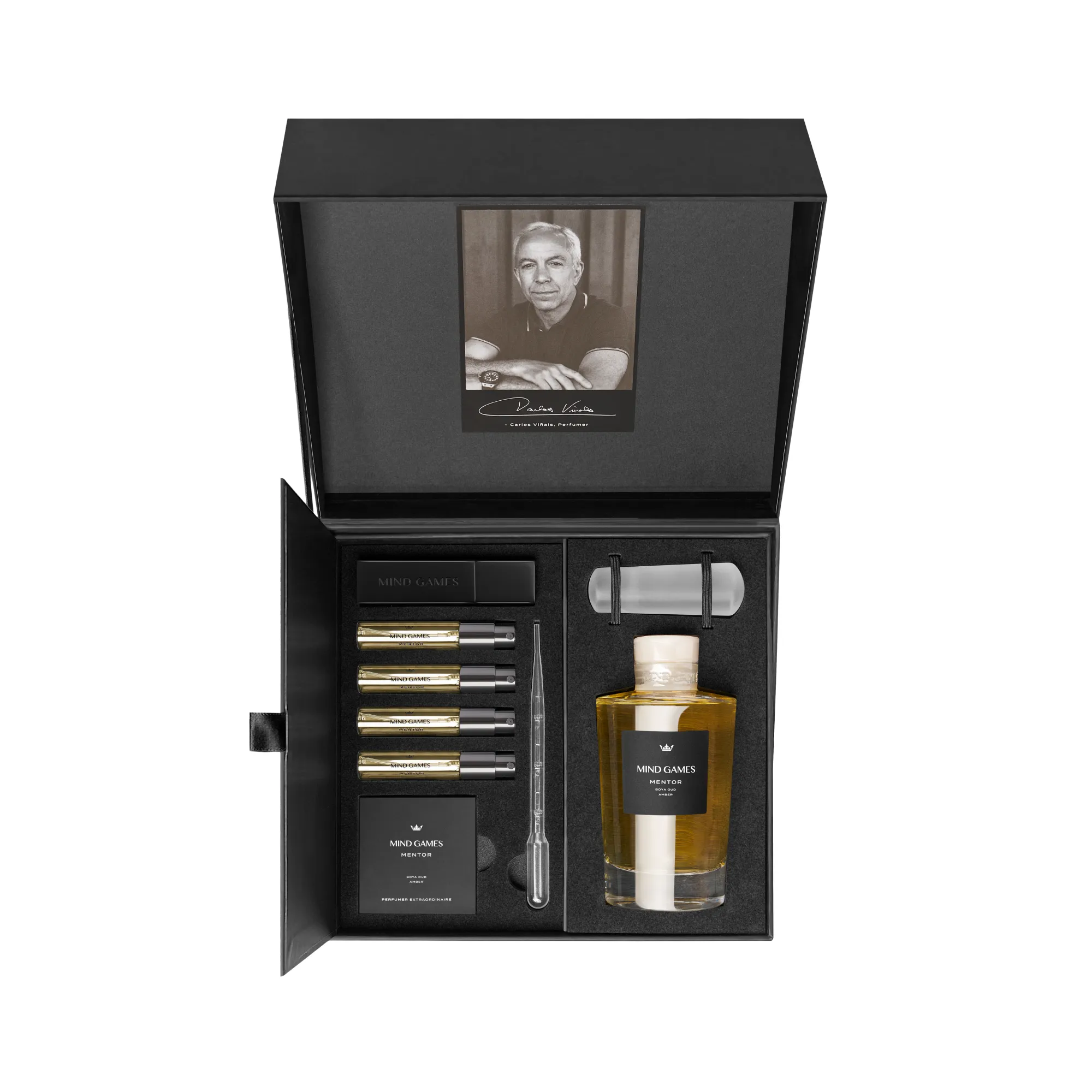Mentor Limited Edition Crystal Decanter Set Mind Games