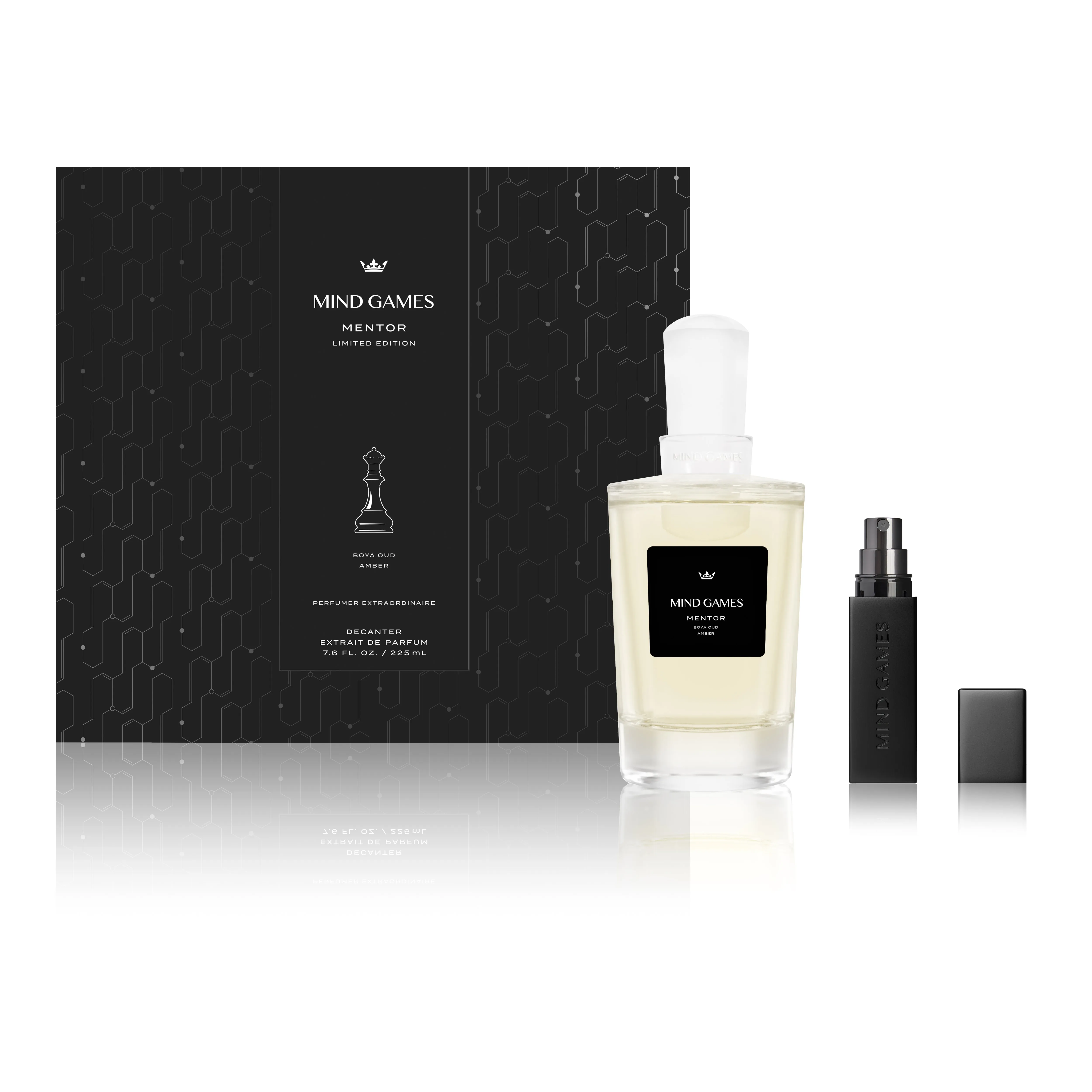 Mentor Limited Edition Crystal Decanter Set Mind Games