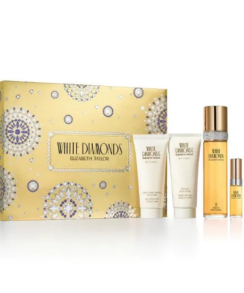 White Diamonds EDT Gift Set for Women (4PC)