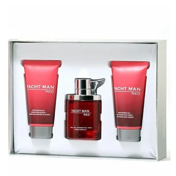 Yacht Man Red Gift Set by Myrurgia